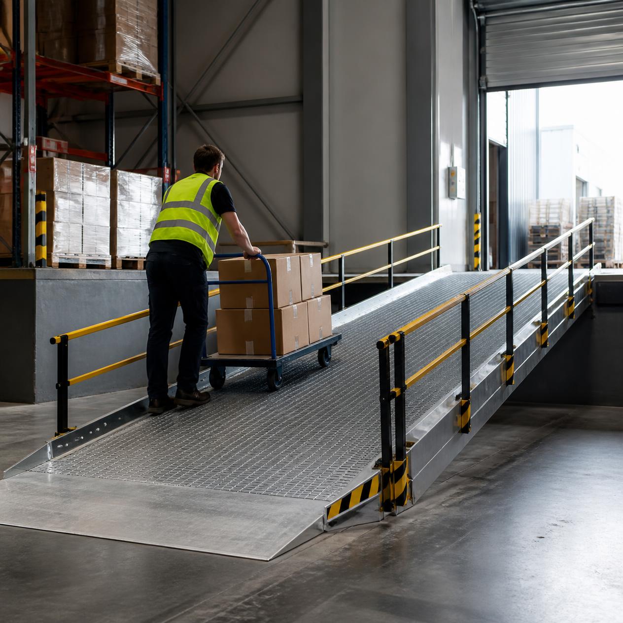 Krovos rampos: kaip jos padeda efektyviau organizuoti sandėlio ir logistikos darbus?